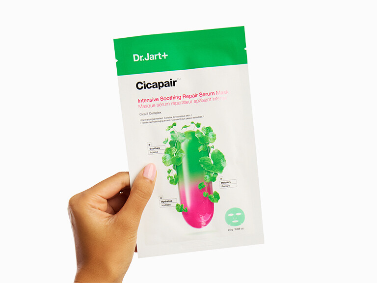 パック・フェイスマスク CLAY TREATMENT REPAIR SHEET MASK Cicapair™ Intensive Soothing Repair Serum Sheet Mask – by DR.JART+
