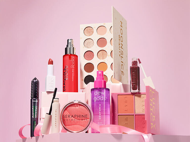 トライアルセット・サンプル Roma Pink Delicate Brightening Set Seraphine Botanicals Tea + Rose - Streak-Free Satin Blush - IPSY Shop