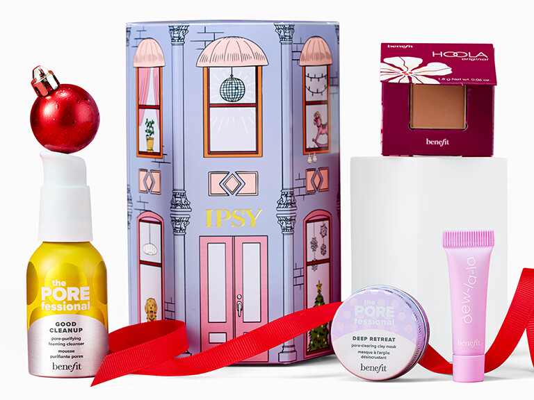 Ipsy, Benefit Cosmetics Pore-Perfect Glow Ornament Box