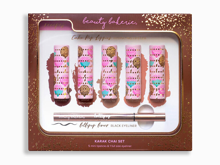 Beauty Bakerie Karak Chai Set (5 Mini Lipsticks & 1 Full-size