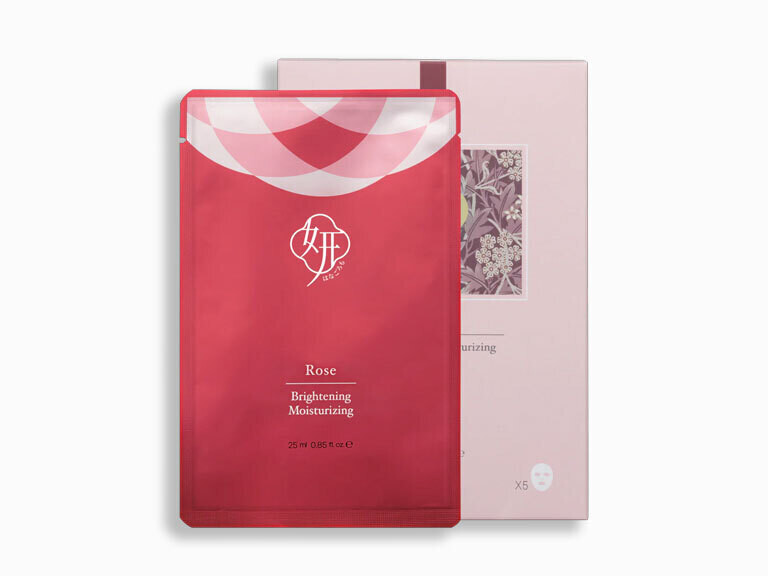 Sakura Rose Brightening Mask – Sheet Mask by DERMOVIA