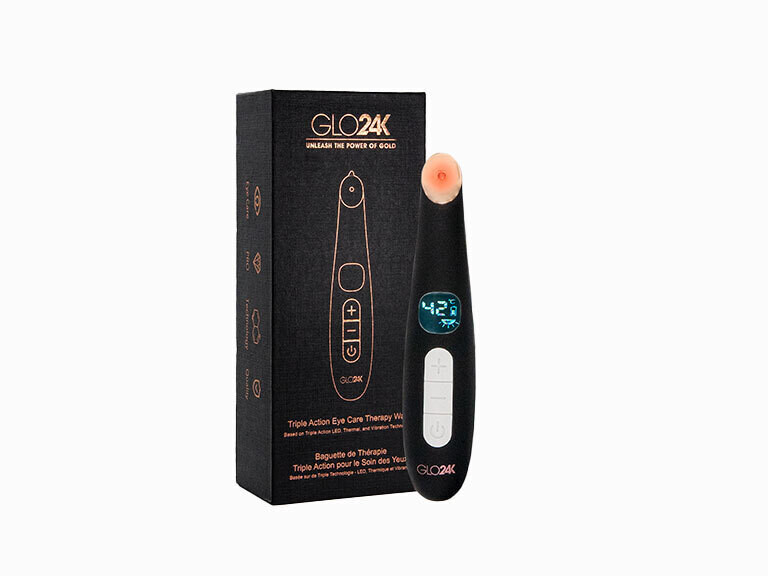 Triple Action Eye Care Therapy Wand – Skincare Tool by GLO24K
