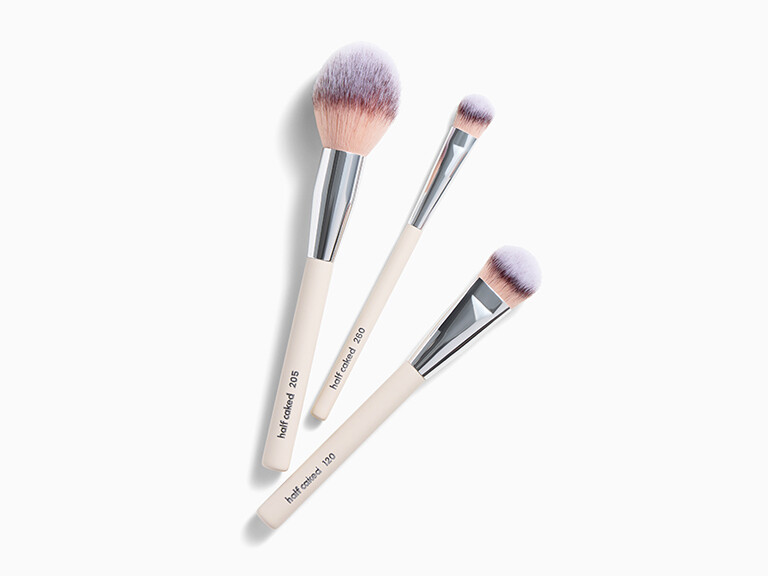 Half Caked The Essentials: Face Collection 3 Piece Brush Set