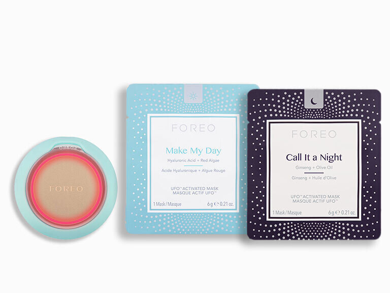 パリス他愛用 FOREO UFO 2分だけ フルフェイシャルビューティースパ Ipsy, Foreo FOREO Spa Day Kit