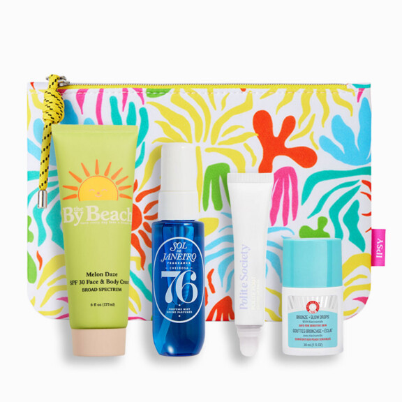 Ipsy, First Aid Beauty, Polite Society, Sol De Janeiro, By The