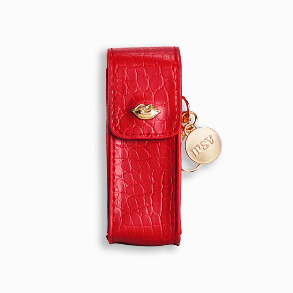 よしみつ　IPS COSMETICS アニオンエア Ipsy July 2026 Lipstick Case Keychain - Red