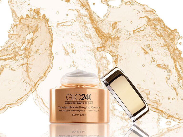 Timeless 24k Anti-Aging Cream  Face Moisturizer by GLO24K