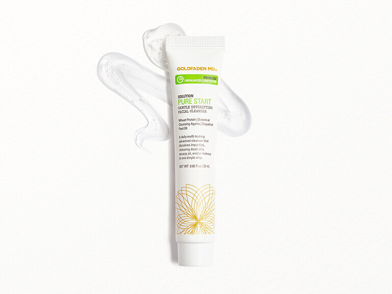 Pure Start Gentle Detoxifying Facial Cleanser by GOLDFADEN MD